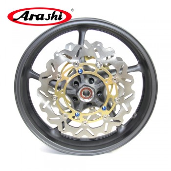 Arashi YZF R6 2006-2012 Front Wheel Rim Front Brake Disc Rotors For YAMAHA YZF R 6 YZF-R6 2006 2007 2008 2009 2010 2011 2012 R1