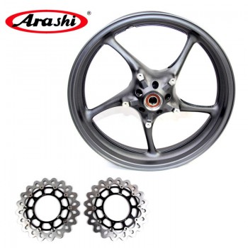 Arashi YZF R6 2006-2012 Front Wheel Rim Front Brake Disc Rotors For YAMAHA YZF R 6 YZF-R6 2006 2007 2008 2009 2010 2011 2012 R1