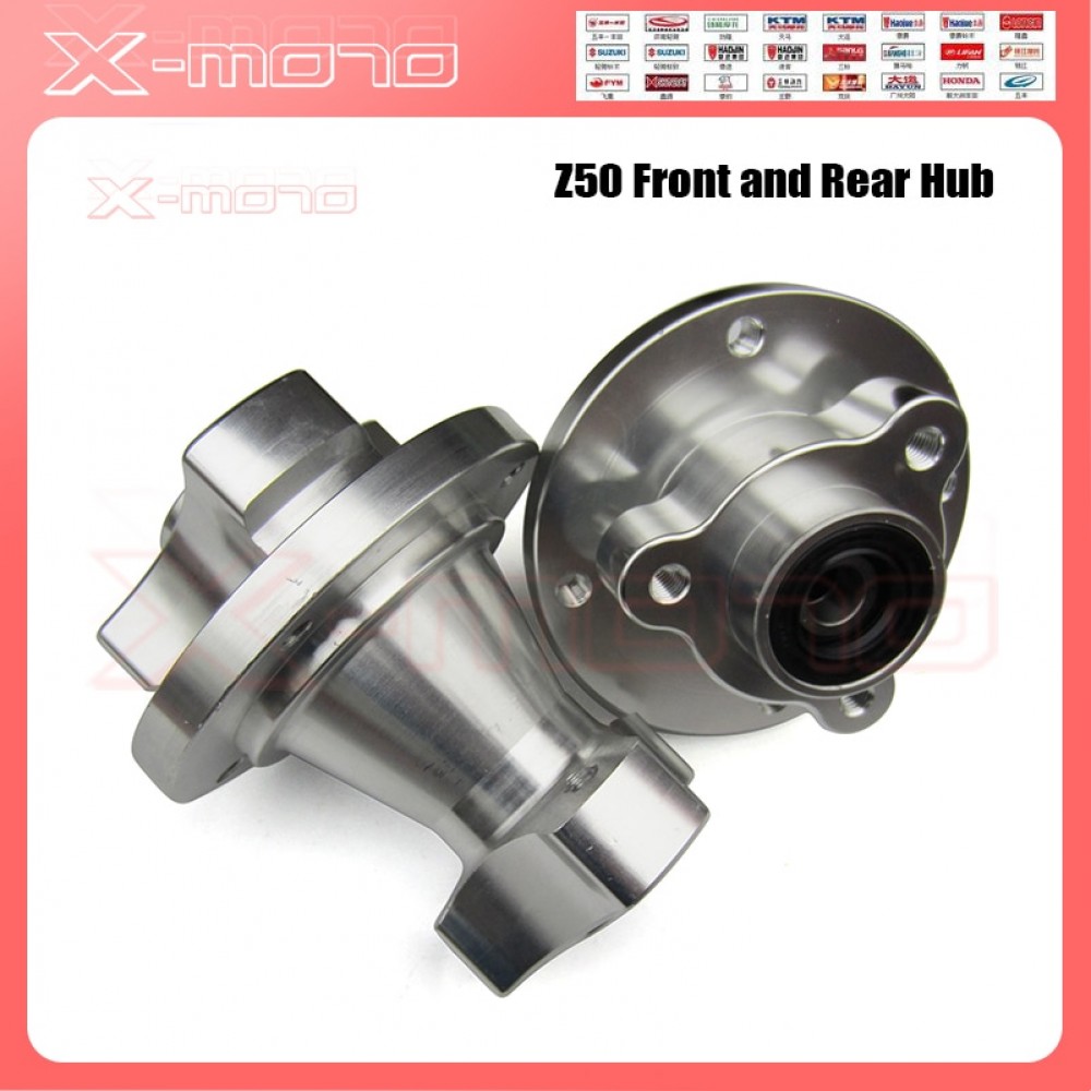 CNC Alloy Front and Rear Wheel Rim Hub Core For RM Z50 Z50J Disc Brake Monkey Dirt Bike 12mm Alex