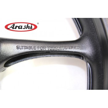 Arashi YZF FZ1 06-09 Front Wheel Rim Rims For YAMAHA YZF-FZ1 FZ1000 Fazer 1000 2006-2009 2007 2008 2009 Matte Black YZF R1 R6