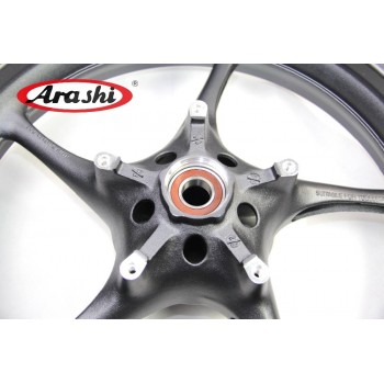 Arashi YZF FZ1 06-09 Front Wheel Rim Rims For YAMAHA YZF-FZ1 FZ1000 Fazer 1000 2006-2009 2007 2008 2009 Matte Black YZF R1 R6