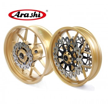 Arashi CBR1000RR 2006-2016 Front Rear Wheel Rim Set Brake Disc Rotors For Honda CBR 1000 RR 1000RR CBR1000 06 07 08 09 10 11 12