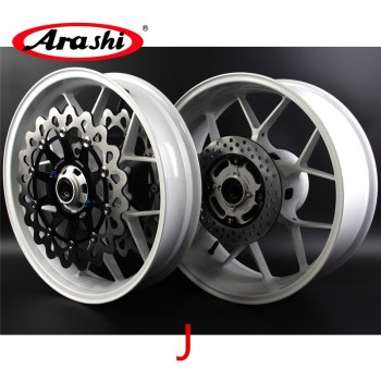 Arashi CBR1000RR 2006-2016 Front Rear Wheel Rim Set Brake Disc Rotors For Honda CBR 1000 RR 1000RR CBR1000 06 07 08 09 10 11 12