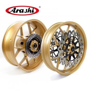 Arashi CBR1000RR 2006-2016 Front Rear Wheel Rim Set Brake Disc Rotors For Honda CBR 1000 RR 1000RR CBR1000 06 07 08 09 10 11 12