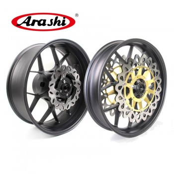 Arashi CBR1000RR 2006-2016 Front Rear Wheel Rim Set Brake Disc Rotors For Honda CBR 1000 RR 1000RR CBR1000 06 07 08 09 10 11 12