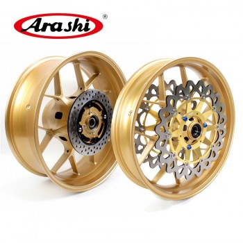 Arashi CBR1000RR 2006-2016 Front Rear Wheel Rim Set Brake Disc Rotors For Honda CBR 1000 RR 1000RR CBR1000 06 07 08 09 10 11 12