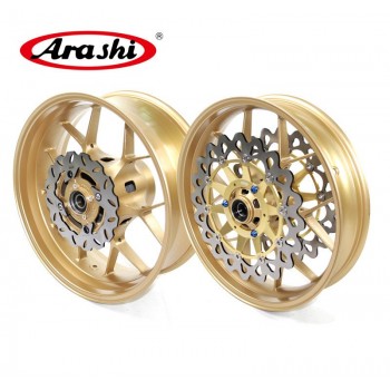 Arashi CBR1000RR 2006-2016 Front Rear Wheel Rim Set Brake Disc Rotors For Honda CBR 1000 RR 1000RR CBR1000 06 07 08 09 10 11 12