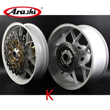 Arashi CBR1000RR 2006-2016 Front Rear Wheel Rim Set Brake Disc Rotors For Honda CBR 1000 RR 1000RR CBR1000 06 07 08 09 10 11 12