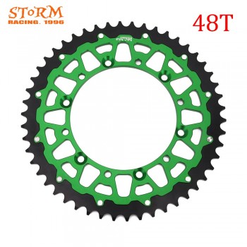 42 44 46 47 48 49 50 51 52 T Teeth Motorcycle Steel Aluminum Composite Rear Sprocket For KAWASAKI KX KLX KDX 125 200 250 300 500