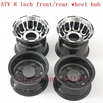 ATV accessories front and rear wheel hub 8 inch go-kart off-road 4 wheel aluminum rims for 19 /20 /21x7.00-8 18 /20x9.50-8 tyre