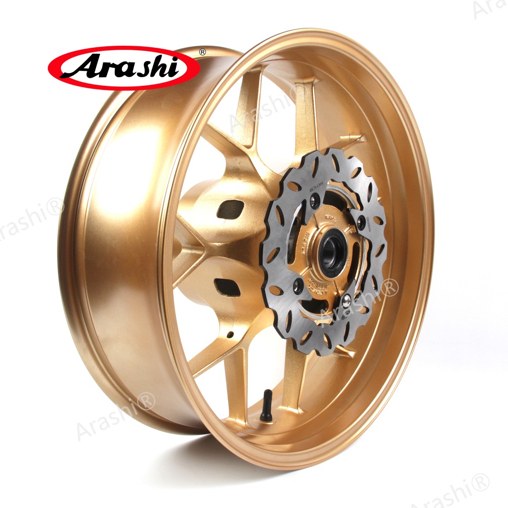 Arashi 1 Set Rear Wheel Rim Rear Brake Discs For HONDA CBR600RR 2007-2017 Motorcycle Rims CBR600 CBR 600 600RR 2015 2016 2017