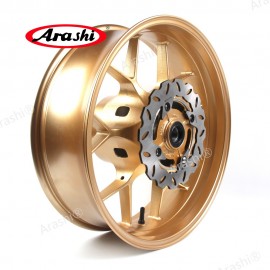 Arashi 1 Set Rear Wheel Rim Rear Brake Discs For HONDA CBR600RR 2007-2017 Motorcycle Rims CBR600 CBR 600 600RR 2015 2016 2017