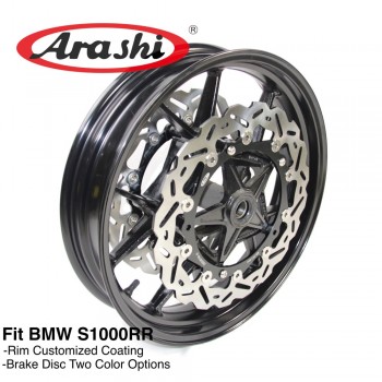 Arashi S1000RR 09-15 Front Wheel Rim Front Brake Discs Rotors For BMW S1000 S 1000 RR 1000RR 2009 2010 2015 2012 2013 2014 2015