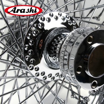 Arashi 18x10.5 80 Spoke Wheel Rim Rear Rims For Harley Davidson Custom Chopper Rigid FLST Softail FXST FXDWG FLHT FLH
