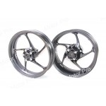 2 Pcs For Triumph Street Triple 675 R 2013 2014 2015 Front Rear Wheel Rim Set Motorcycle Accessories CNC Aluminum Black 675R