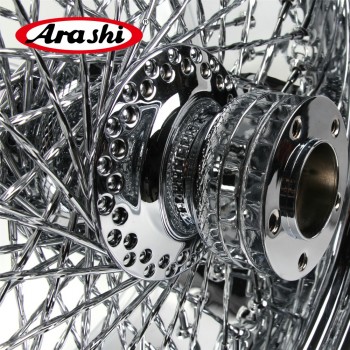 Arashi 18x10.5 80 Spoke Wheel Rim Rear Rims For Harley Davidson Custom Chopper Rigid XL 1200 R SPORTSTER ROADSTAR XR