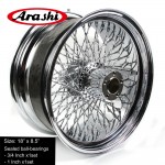 Arashi 80 Spoke 18X8.5  Wheel Rim Rear Rims For Harley Davidson Custom Application SOFTAIL FATBOY DELUXE HERITAGE FLH FLT FLR