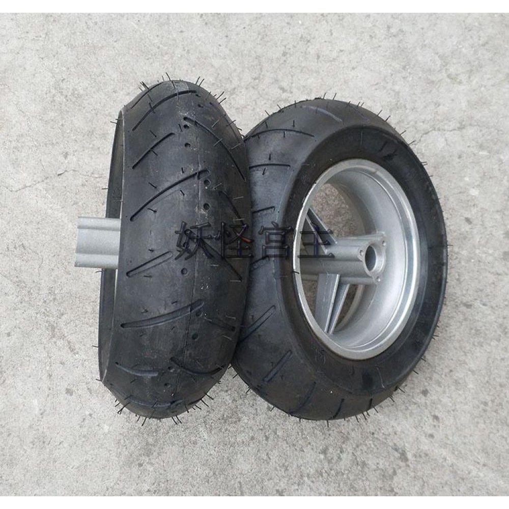 free shipping pocket bike Wheel  front 90/65 -6.5 rear 110/50- 6.5 wheels tyre rims 47cc 49cc 2stroke bike ATV mini bike