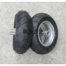 free shipping pocket bike Wheel  front 90/65 -6.5 rear 110/50- 6.5 wheels tyre rims 47cc 49cc 2stroke bike ATV mini bike