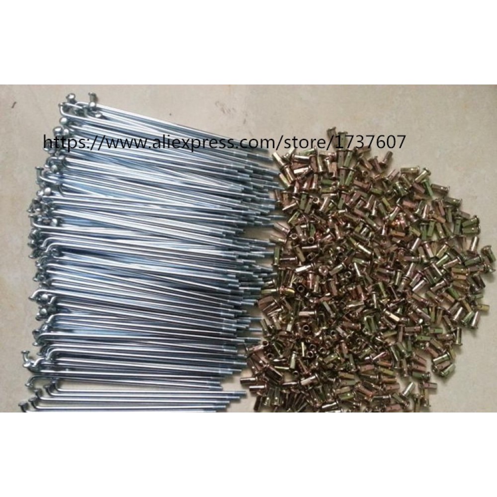 50pc/lot Motorcycle spokes 3.2mm* 160/170mm electric motorcycle wheels spokes 3.2x160/170