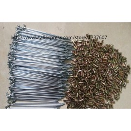 50pc/lot Motorcycle spokes 3.2mm* 160/170mm electric motorcycle wheels spokes 3.2x160/170