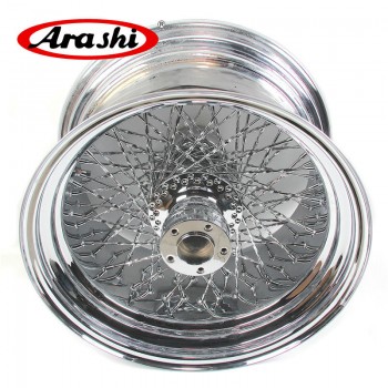 Arashi For HARLEY DAVIDSION 18x10.5 inch Chrome Rear Wheel Rim Modification Motorcycle Wheel Rims