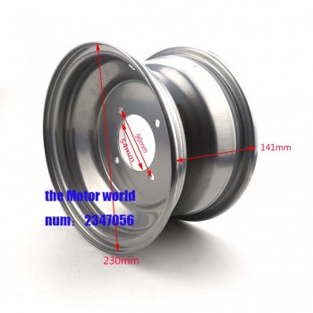 ATV 8 Inch Tires Wheel white hub 8 Inch Vacuum Tires 4 Hole Wheel Rims free shipping
