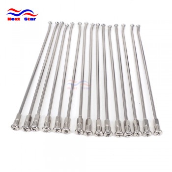 36PCS Motorcycle 19 Stainless Steel Rear Wheel Spokes Nipples For KAWASAKI KX125 KX250 KX250F KX450F KLX450R 2008 2009 KX500