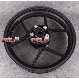 Alloy Front Wheel Rim For Kawasaki 2005-2017 Ninja ZX6R amp; 2006 2007 2008 2009 Ninja ZX10R Matte Black, Motorcycle Accessories