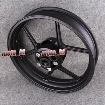 Alloy Front Wheel Rim For Kawasaki 2005-2017 Ninja ZX6R amp; 2006 2007 2008 2009 Ninja ZX10R Matte Black, Motorcycle Accessories