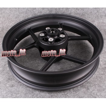 Alloy Front Wheel Rim For Kawasaki 2005-2017 Ninja ZX6R amp; 2006 2007 2008 2009 Ninja ZX10R Matte Black, Motorcycle Accessories