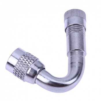 1pcs Car Motorcycle Metal Tire Valve Stem Extension with 45 90 135 Degree Adaptor for motorcycle automobile Electric vehicles