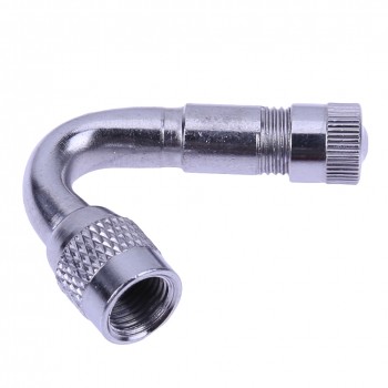 1pcs Car Motorcycle Metal Tire Valve Stem Extension with 45 90 135 Degree Adaptor for motorcycle automobile Electric vehicles