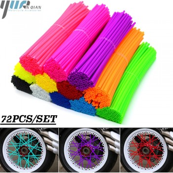 Motocross Dirt Bike Wheel Rim Spoke Skins Covers Wrap Decor Protection Kit Universal For honda CRF YAMAHA WR450F KAWASAKI KTM