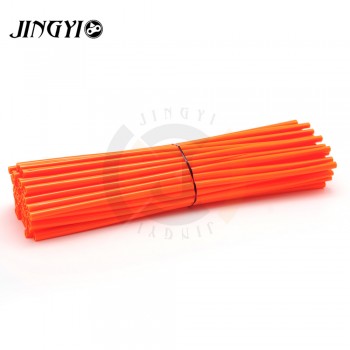 72pcs Motorcycle Dirt Bike Wheel Rim Spoke Skins Covers Wrap Tubes Decor Protector FOR KAWASAKI 500 CR YZ RM KX KLX250 KLX450R