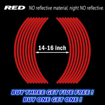 Buy One Get One Motorcycle Styling New Wheel Hub Rim Stripe Reflective Decal Stickers Safety Reflector For YAMAHA HONDA KAWASAKI