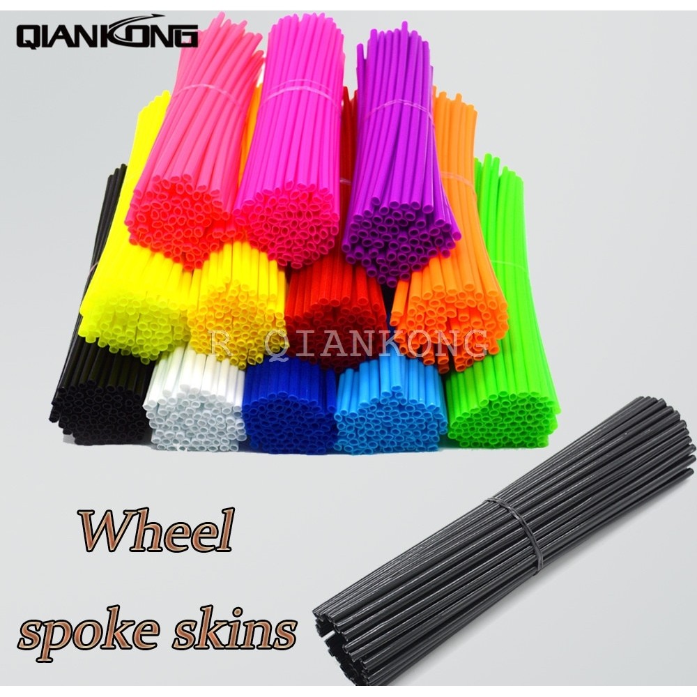 72 pcs Motorcycle Spoke Shrouds Skins Covers For KTM EXC EXC-R XC XC-W XC-F SX 300 505 400 450 530 KAWASAKI KX250F KX65 KFX450R