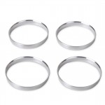 CITALL Car 4pcs Aluminum Hub Rings 74.1 TO 72.6 Hub Centric Rings Wheel Bore ID=72.6mm OD=74.1mm For BMW 1 3 4 5 7 Series X1 X3