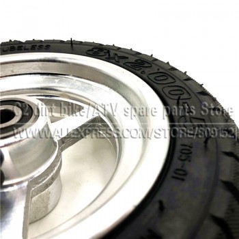 8x2.00-5 Tubeless Tire Wheel Tyre 8X2.00-5 wheel hub Pocket Bike MINI Bike Electric Wheelchair Wheel Motor