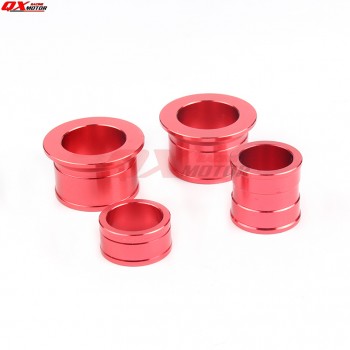 CNC Billet Aluminum Front with Rear Wheel Hub Spacers wheel busher Fit CR 125 250R CRF 250R 250X 450R 450X Motorcross Dirt Bike
