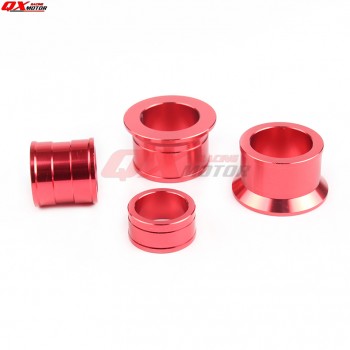 CNC Billet Aluminum Front with Rear Wheel Hub Spacers wheel busher Fit CR 125 250R CRF 250R 250X 450R 450X Motorcross Dirt Bike