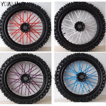 72Pcs Universal Motorcycle Dirt Bike Road Wheel Rim Spoke Shrouds Skins For YAMAHA KAWASAKI zx6r bmw KTM HONDA tmax 500 FZ1 FZ6