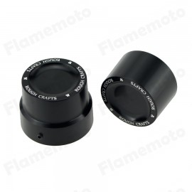 Black CNC Aluminum RC Rear Axle Cover Cap Nut For Harley Sportster XL883 XL1200