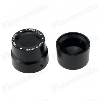 Black CNC Aluminum RC Rear Axle Cover Cap Nut For Harley Sportster XL883 XL1200