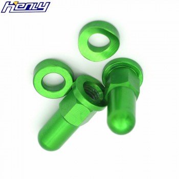 CNC GREEN BILLET RIM LOCK COVERS WASHERS FOR KAWASAKI KX125 KX250 KX250F KX450F