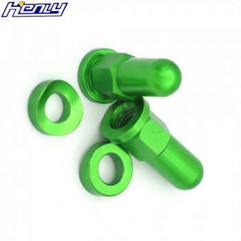 CNC GREEN BILLET RIM LOCK COVERS WASHERS FOR KAWASAKI KX125 KX250 KX250F KX450F