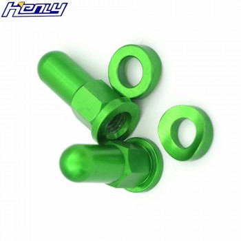 CNC GREEN BILLET RIM LOCK COVERS WASHERS FOR KAWASAKI KX125 KX250 KX250F KX450F