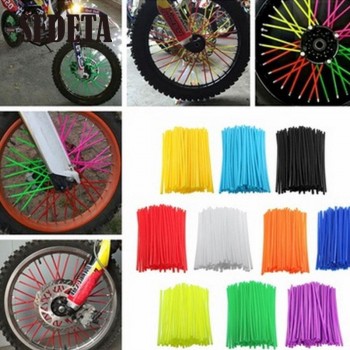 36Pcs Motorcycle Dirt Bike Wheel Rim Spoke Covers Wrap Decor Protector
