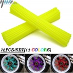Motorbike Motocross Pit Dirt Bike Enduro Off Road Rim Wheel spoke skins cover 72PCS For Yamaha Ducati KTM Suzuki Honda Kymco ATV
