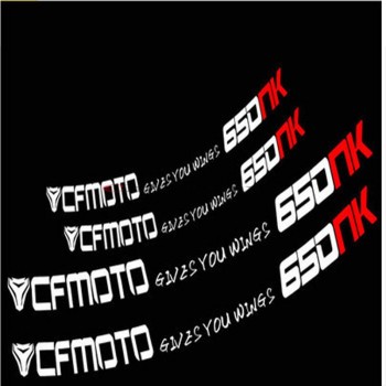 Hot sell  Motorcycle CFMOTO wheel decals Reflective stickers rim stripes motorbike for CFMOTO 400NK 650NK 250NK 125NK